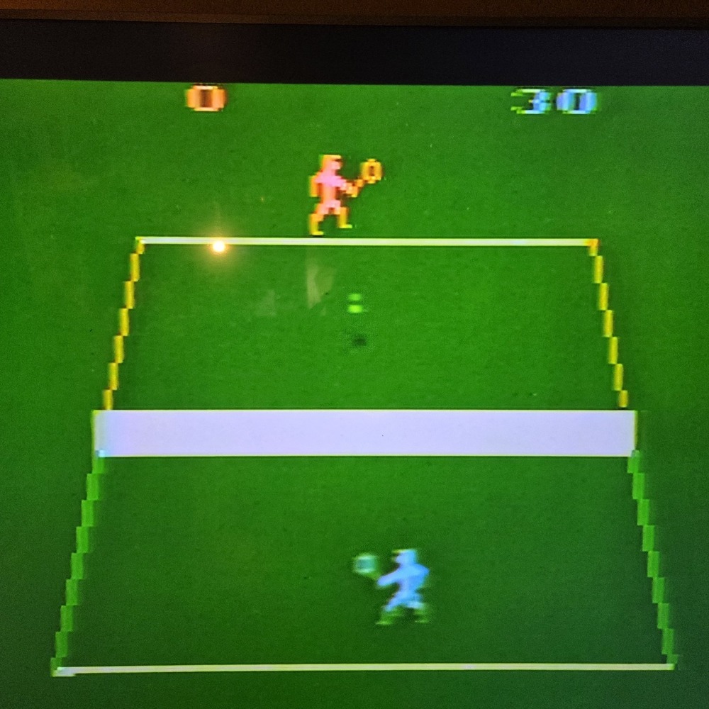 Tennis Atari 2600 Activision Video Game Cartridge 1981‎ OEM Authentic AG-007...